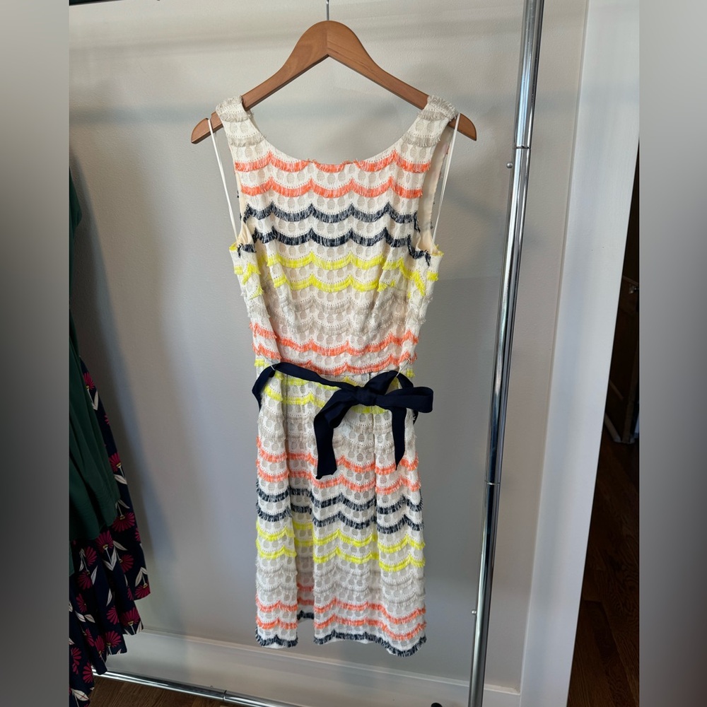 Trina Turk Scallop Fringe Lace Heights Dress Size 4